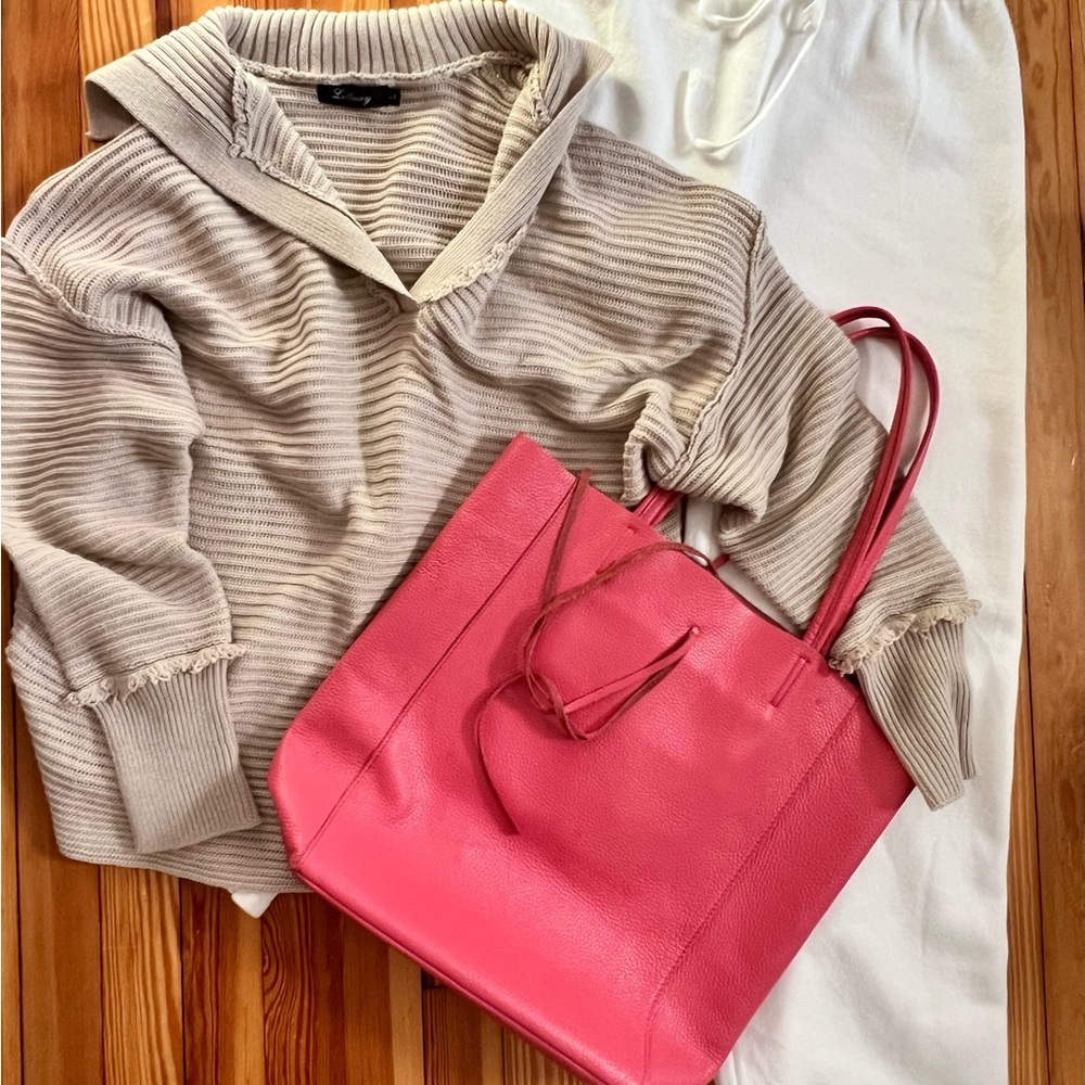 Italian Leather Tote Bag